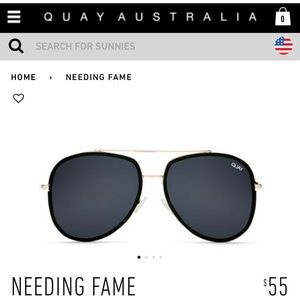 Quay sunglasses NWOT